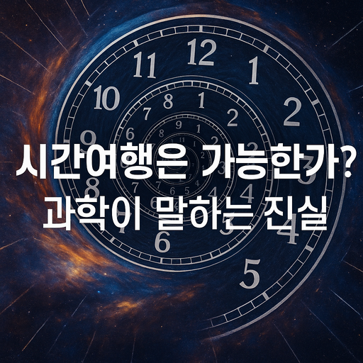시간여행은 가능한가? 과학이 말하는 진실 – 블랙홀과 시계가 회전하는 우주 이미지
