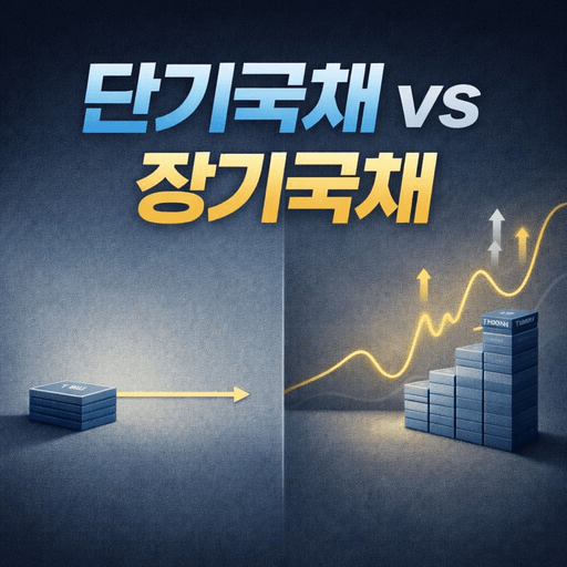 단기국채와 장기국채의 차이와 선택 기준을 표현한 금융 시리즈 썸네일