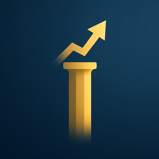 미국 시장을 지배하는 5가지 축 중 금리 상승 흐름을 상징하는 그래픽 이미지